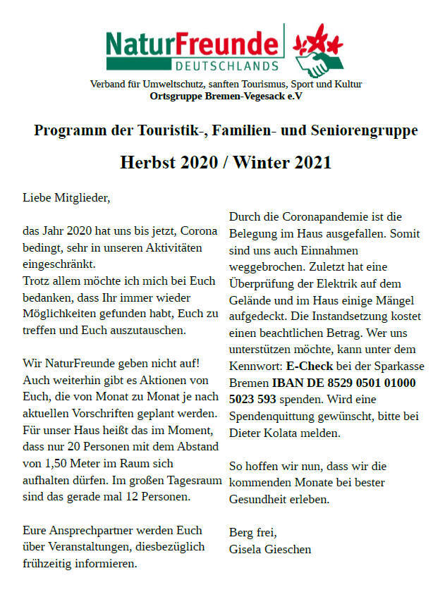 Programm Vegesack2021